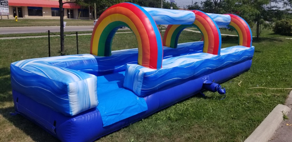 rainbow slip and slide